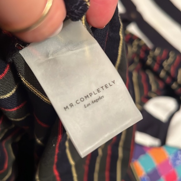 Mr. Completely Striped Collar Polo Shirt - Picture 5 of 5